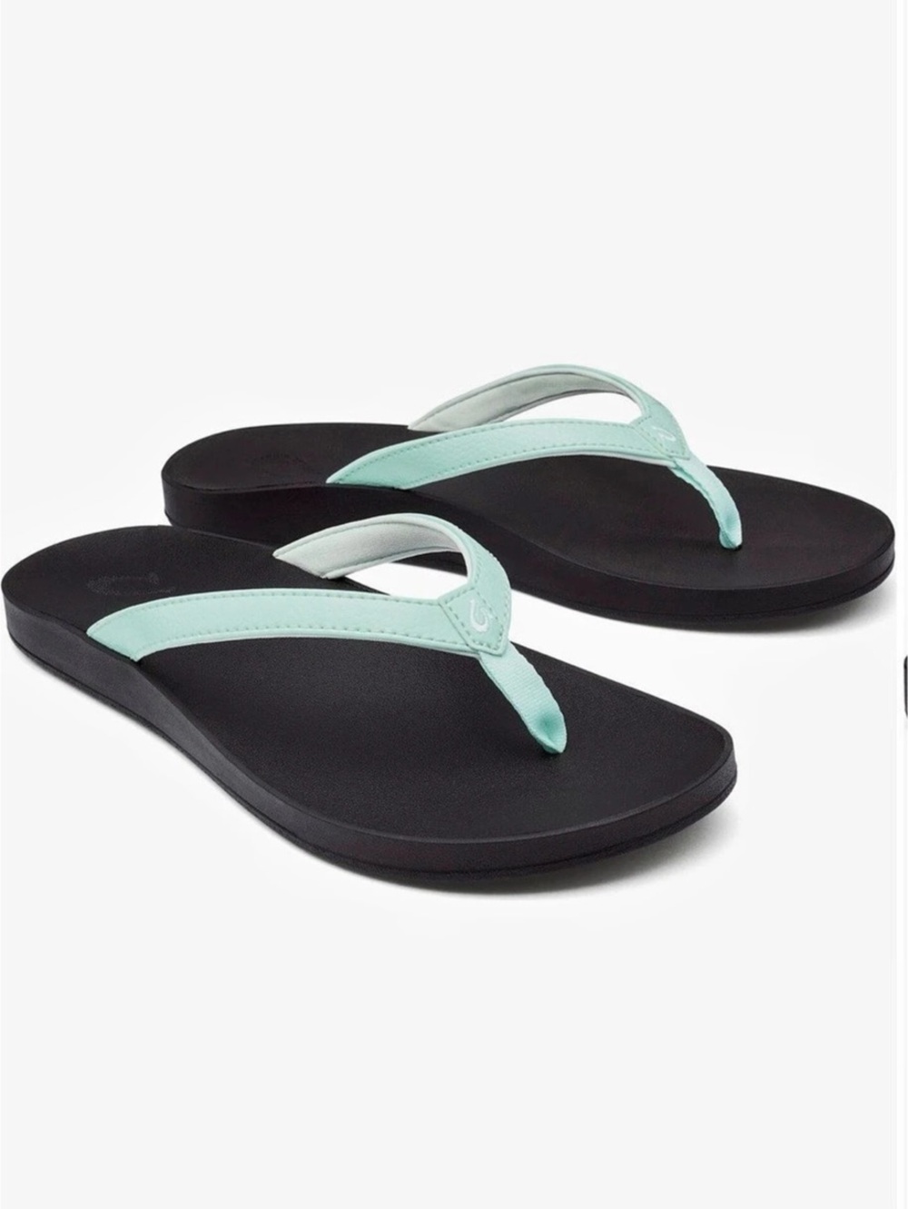 Olukai Puawe Women's Black & mint Green US 7 Sandals